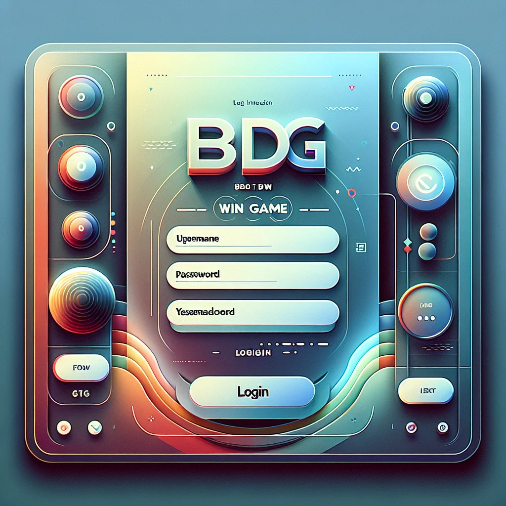 Illustration of the Bdg Win Game Login interface